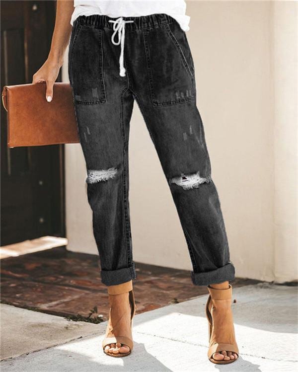 women s classic urban fashion denim bottoms jeans skinny pants p104188