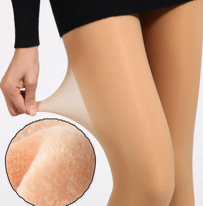 CUHAKCI Hot Sale Winter Women Leggings Cashmere Thick Velvet Leggings Through The Meat Warm Pants Female Warm Leggins New