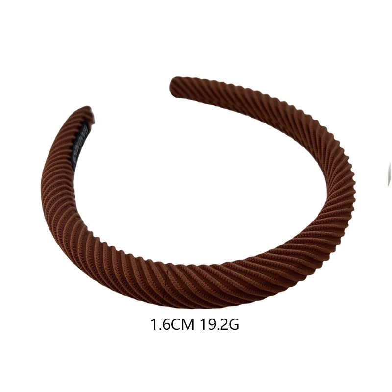Women’s IG Style Korean Style Solid Color Cloth Hair Band
