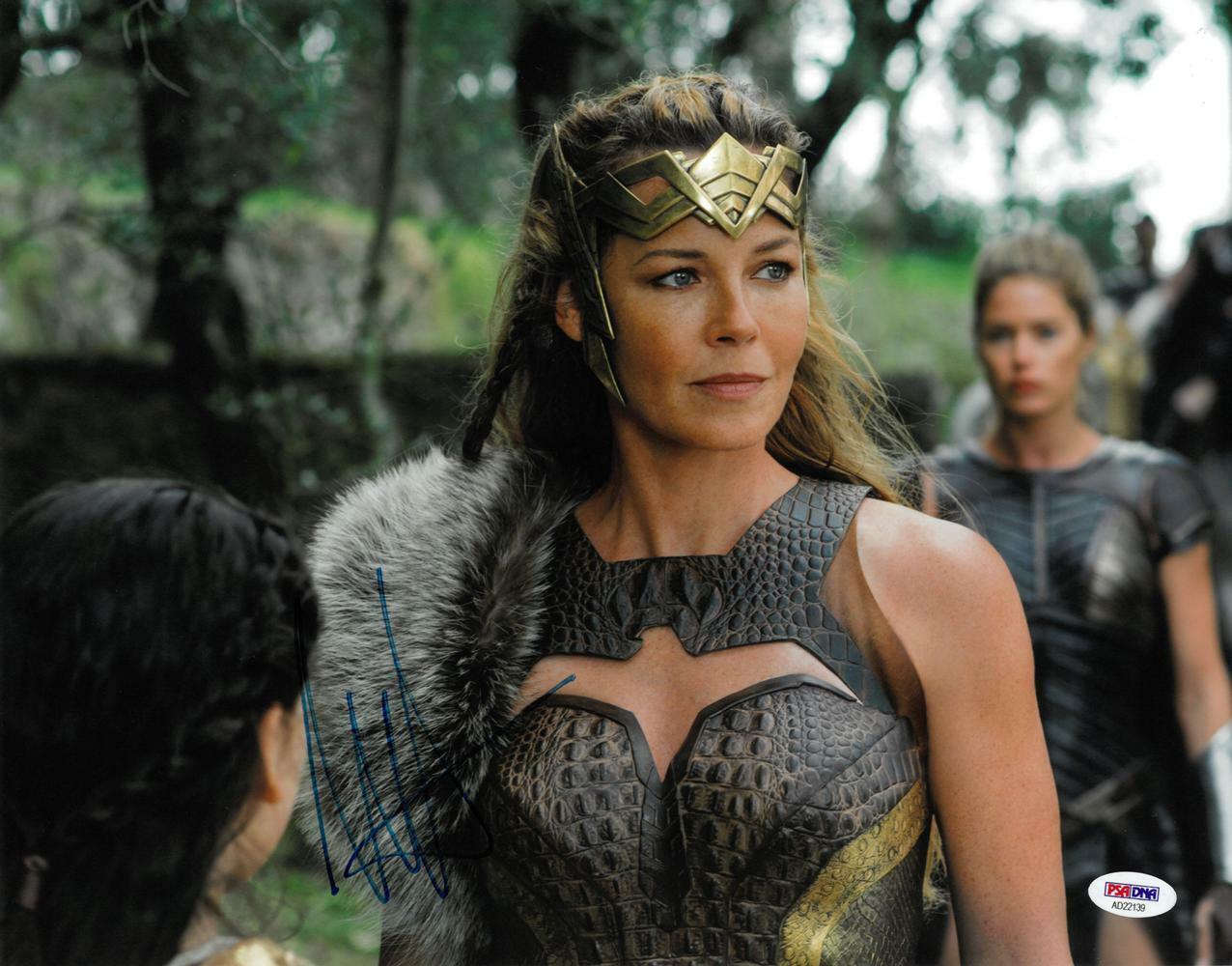 Connie Nielsen Signed Wonder Woman Autographed 11x14 Photo Poster painting PSA/DNA #AD22139