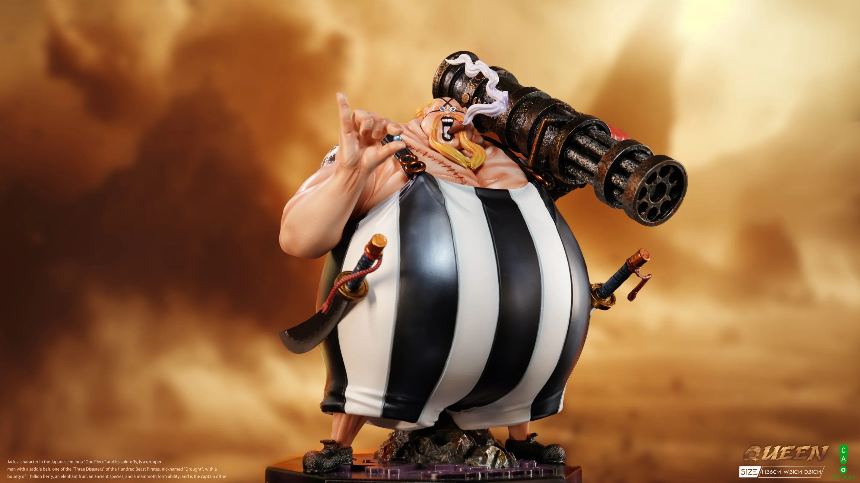 POPMAX Scale Jack & Queen - ONE PIECE Resin Statue - CAO Studio