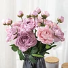 2 Heads Camellia Ranunculus Artificial Flower