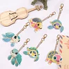 6Pcs DIY Diamond Painting Sea Turtle Keychain