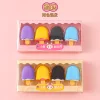 8 BOXES Cute Ice Cream Candy Shapes 4in1 Erasers Set for Kids Student Office Exam Stationery Gift