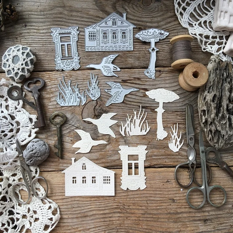 Piggy Craft metal cutting dies cut die mold Various decorations Scrapbook paper craft knife mould blade punch stencils dies