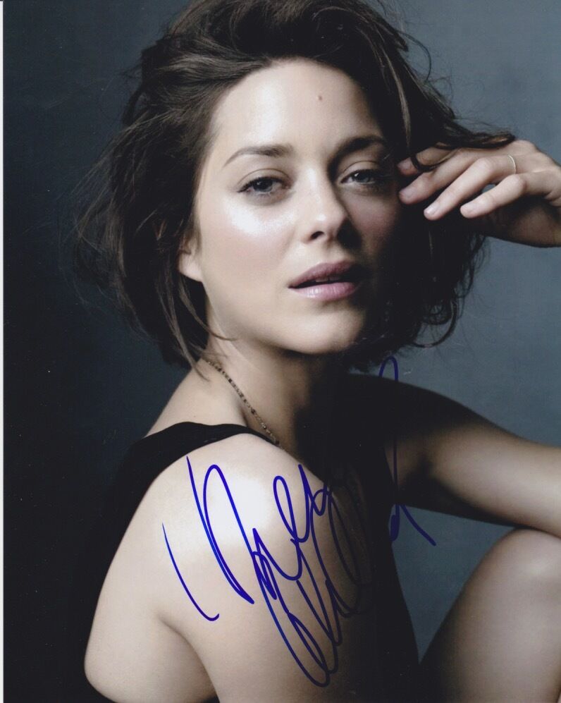 Marion Cotillard signed 8X10 Photo Poster painting