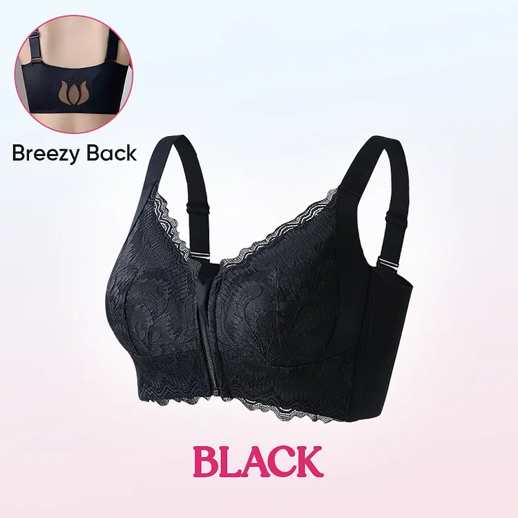 Ultra Soft Front Zip Wireless Lifting Bra socialshop