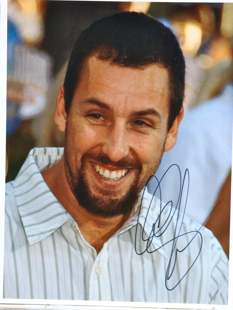 ADAM SANDLER headshot 8x10 hand signed autograph wcoa