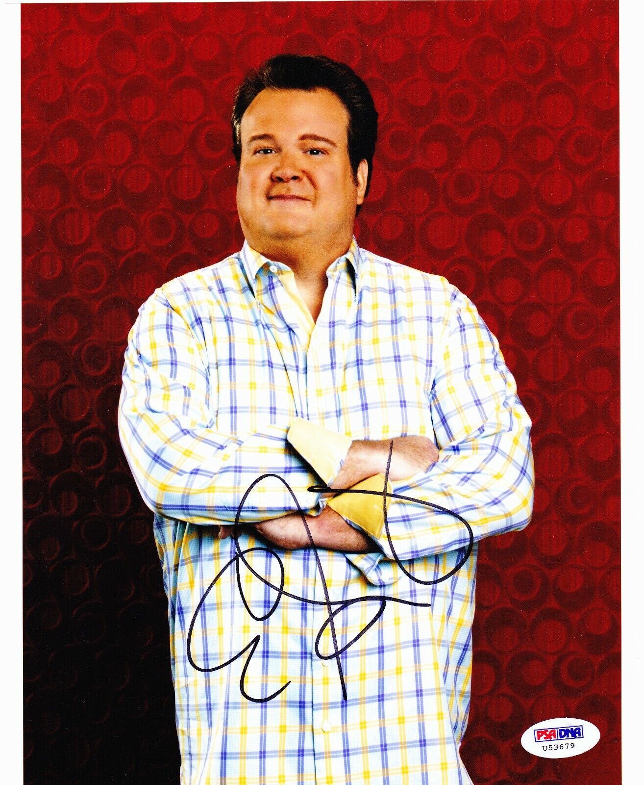 Eric Stonestreet signed 8x10 color Photo Poster painting-Modern Family PSA/DNA