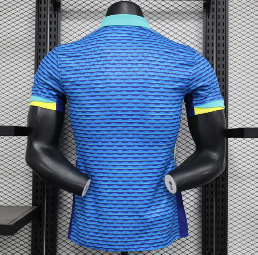 2024 Brazil Away Player Version Men's Football T-Shirt