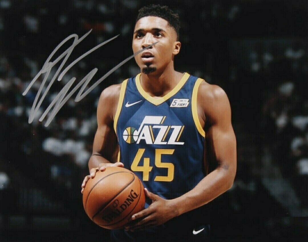 Donovan Mitchell Autographed Signed 8x10 Photo Poster painting ( Jazz ) REPRINT ,