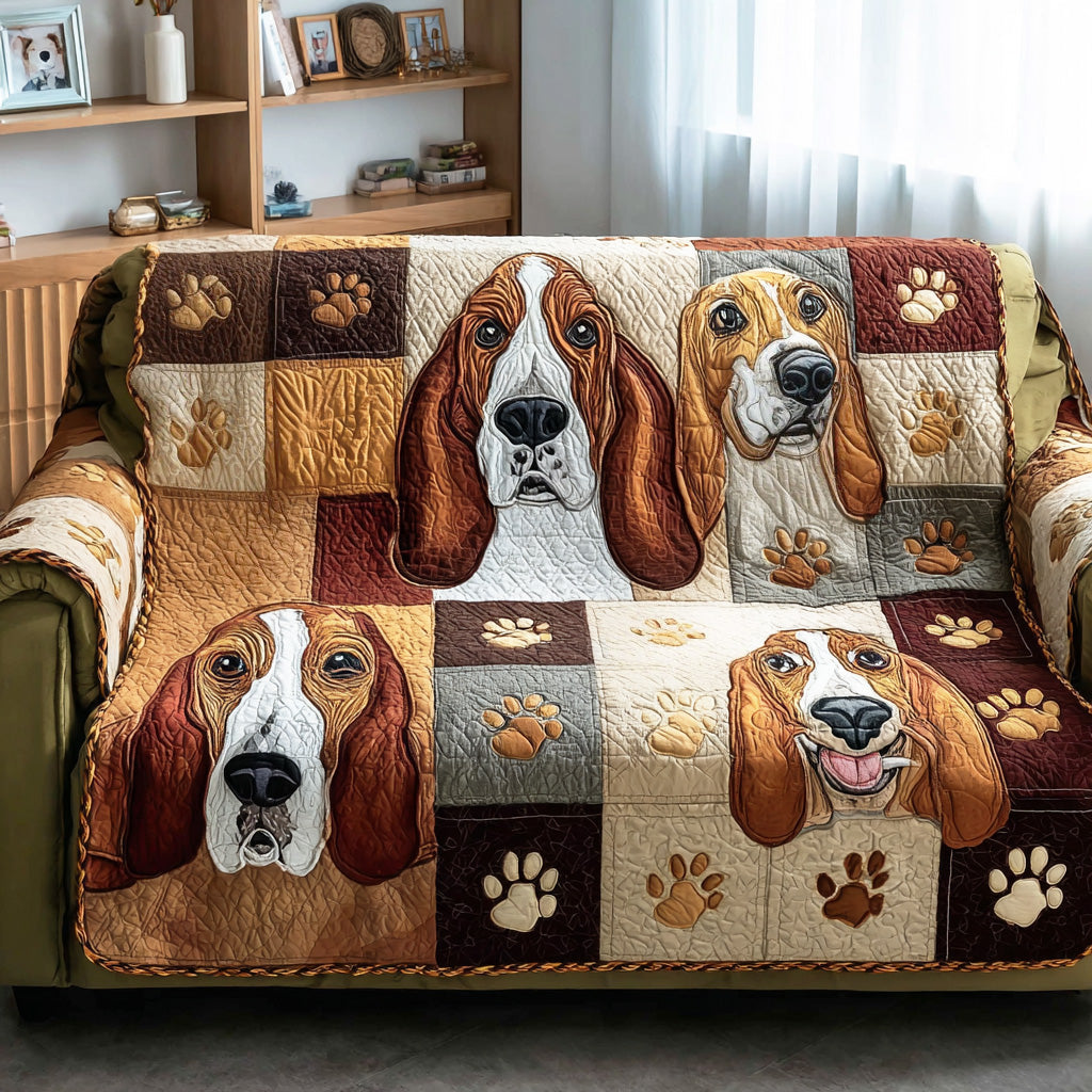 Home Basset Quilted Sofa Cover NCU0TD2184 everthome