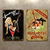 2PCS Beer Girl - Vintage Metal Signs Set - 20*30cm/30*40cm
