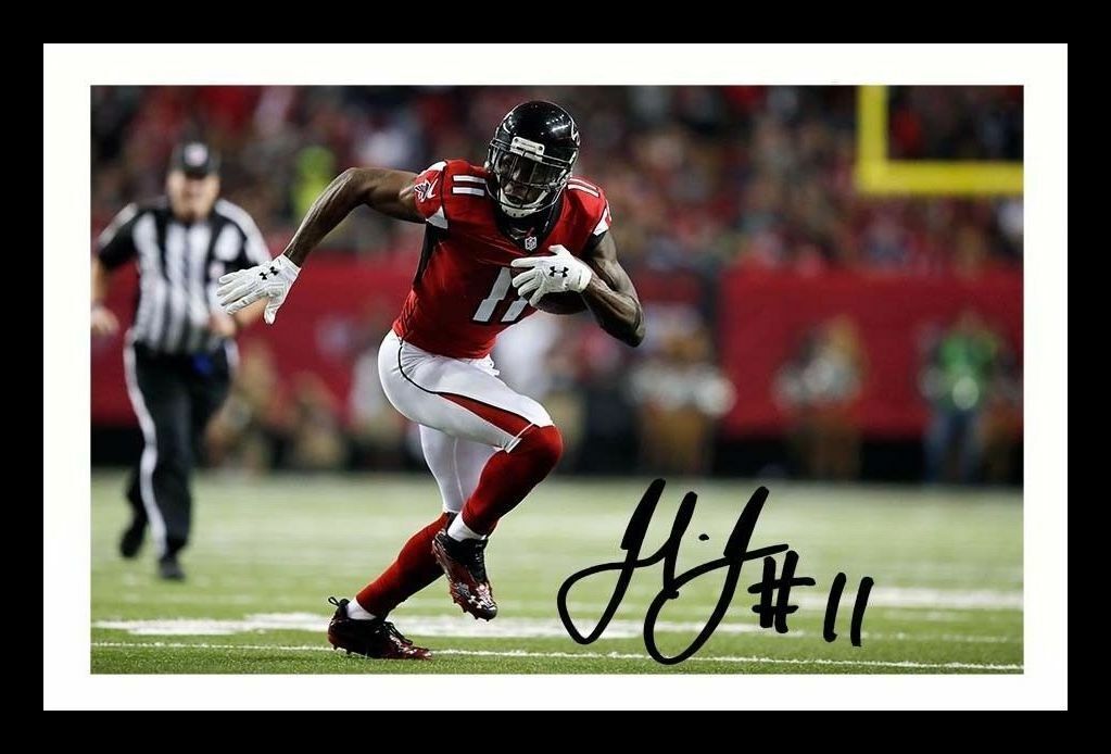 Julio Jones - Atlanta Falcons Autograph Signed & Framed Photo Poster painting