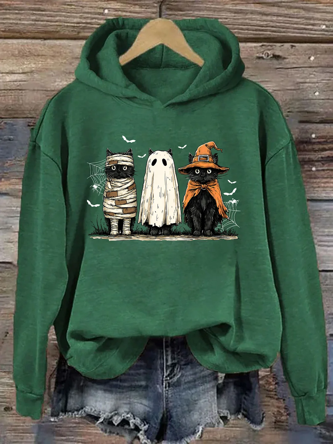 Black Cat Pumpkin Hoodie