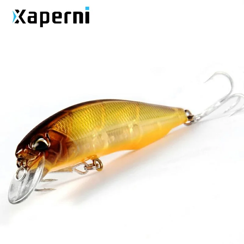 5pcs/lot Xaperni 2017 model fishing lures hard bait 7color for choose 10cm 15g minnow,quality professional minnow depth0.8-1.5m
