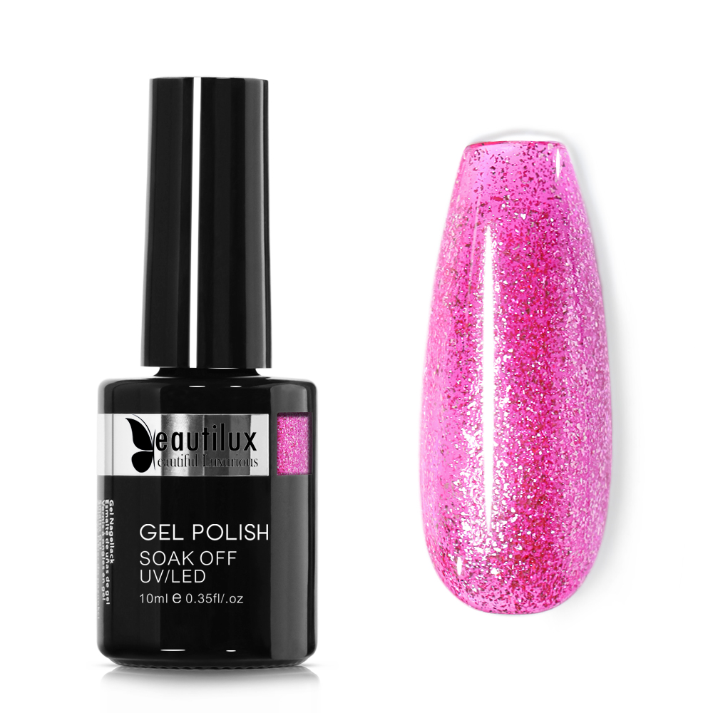 COULEUR PAILLETTES GEL POUR ONGLES| PLATINE | PP-05