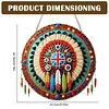 (US Only)Acrylic 2D Flat Indian Shield DIY Hanging Diamond Art Kits Wall Door Decoration