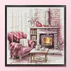 Comfortable Morning-14CT Stamped Cross Stitch Egyptian Cotton 40*40cm/15.75*15.75in tapestrymarket