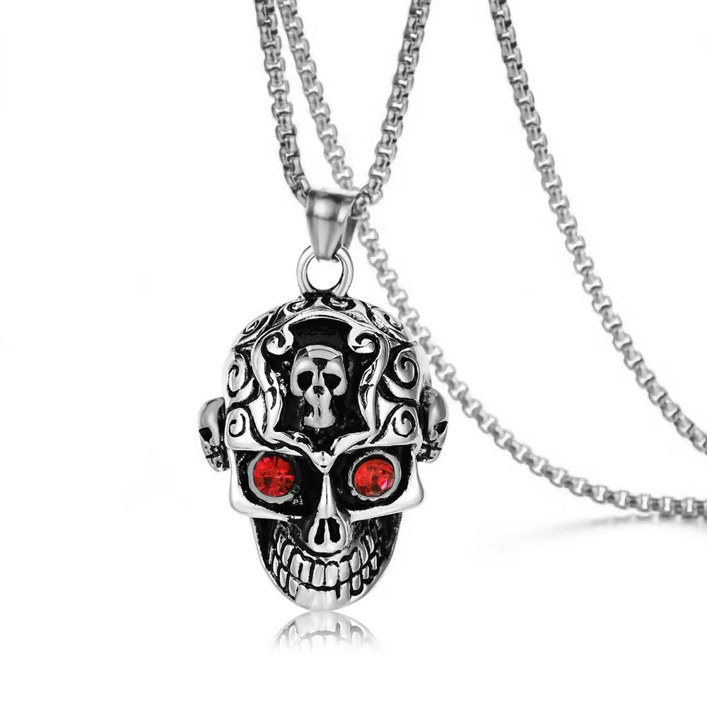 Skeleton Pendant Necklace