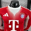 Bayern Munich 2025-2026 Home Long Sleeve  Shirt Player Version 