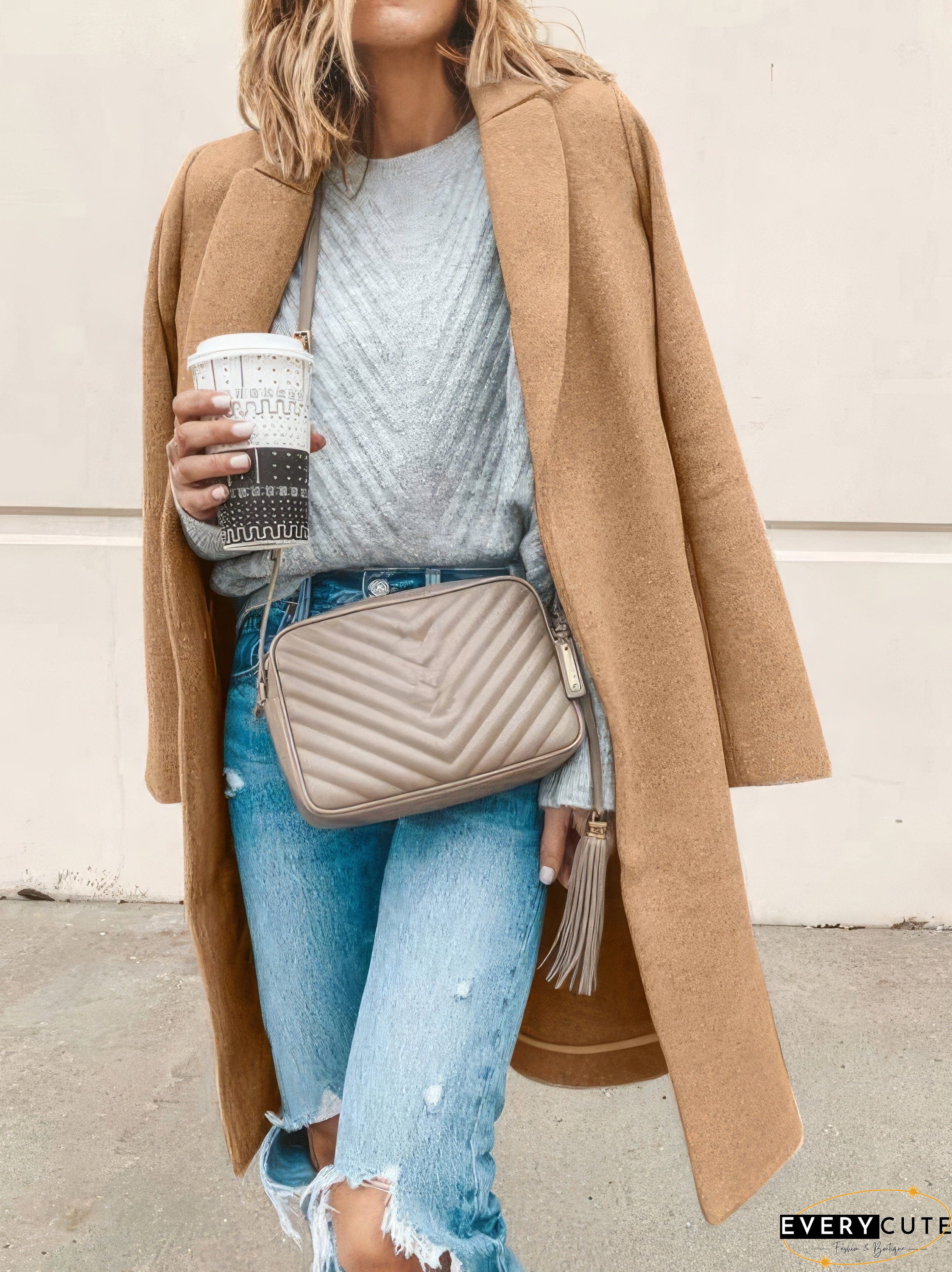 Preppy Plaid Coat