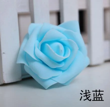 100pcs/lot 6cm Foam Rose Heads Artificial Flower Heads  Flowers Wedding Decoration