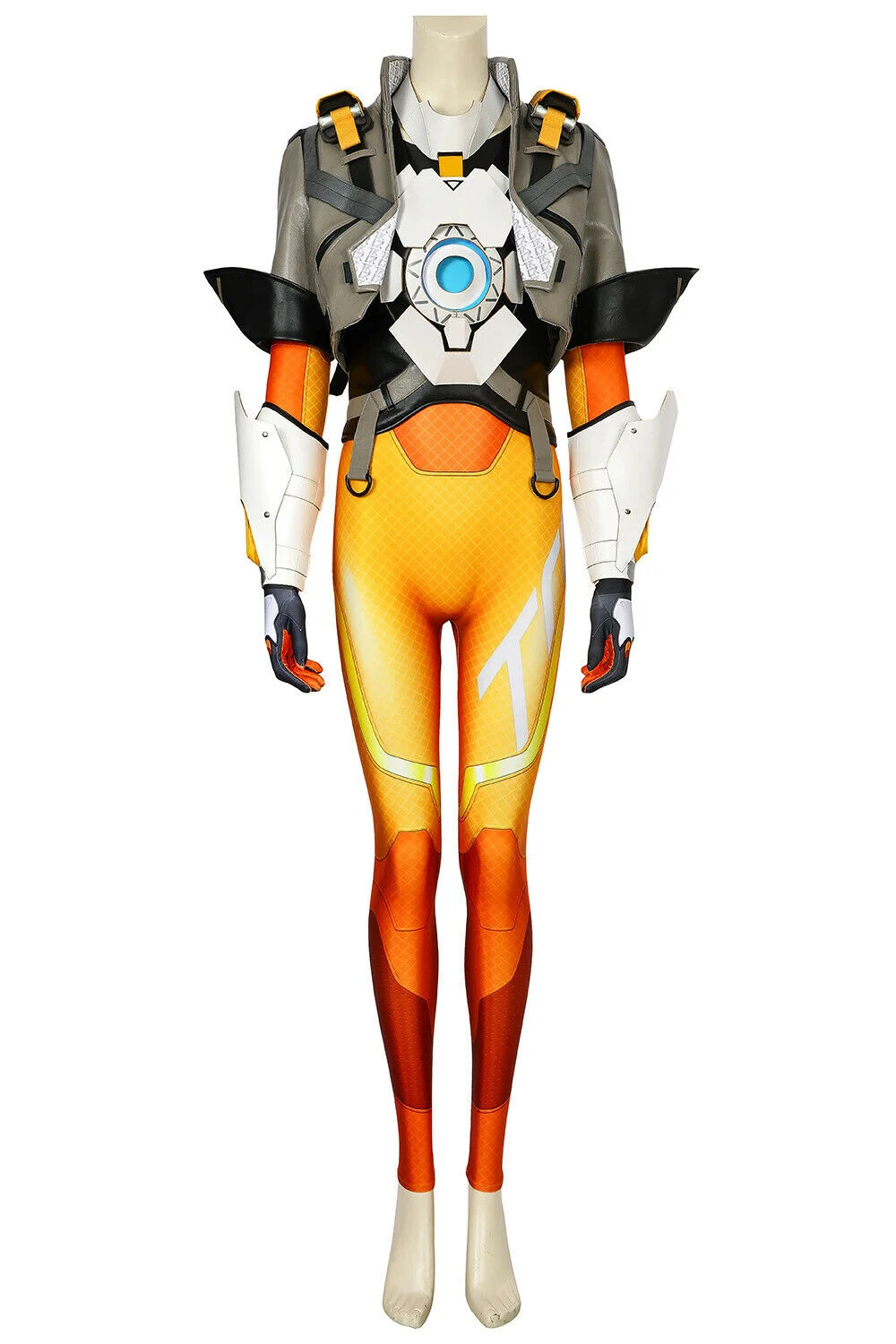 Overwatch OW Tracer Lena Oxton Cosplay Costumes