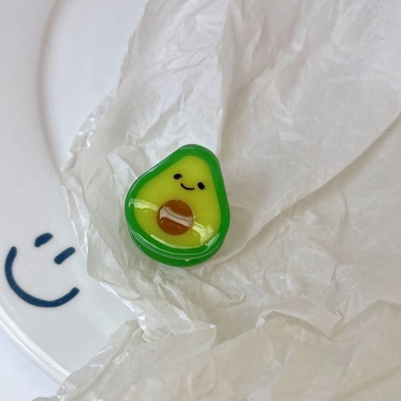 Minimalist Classic Style Fruit Acetic Acid Sheets Handmade Hair Clip 1 Piece