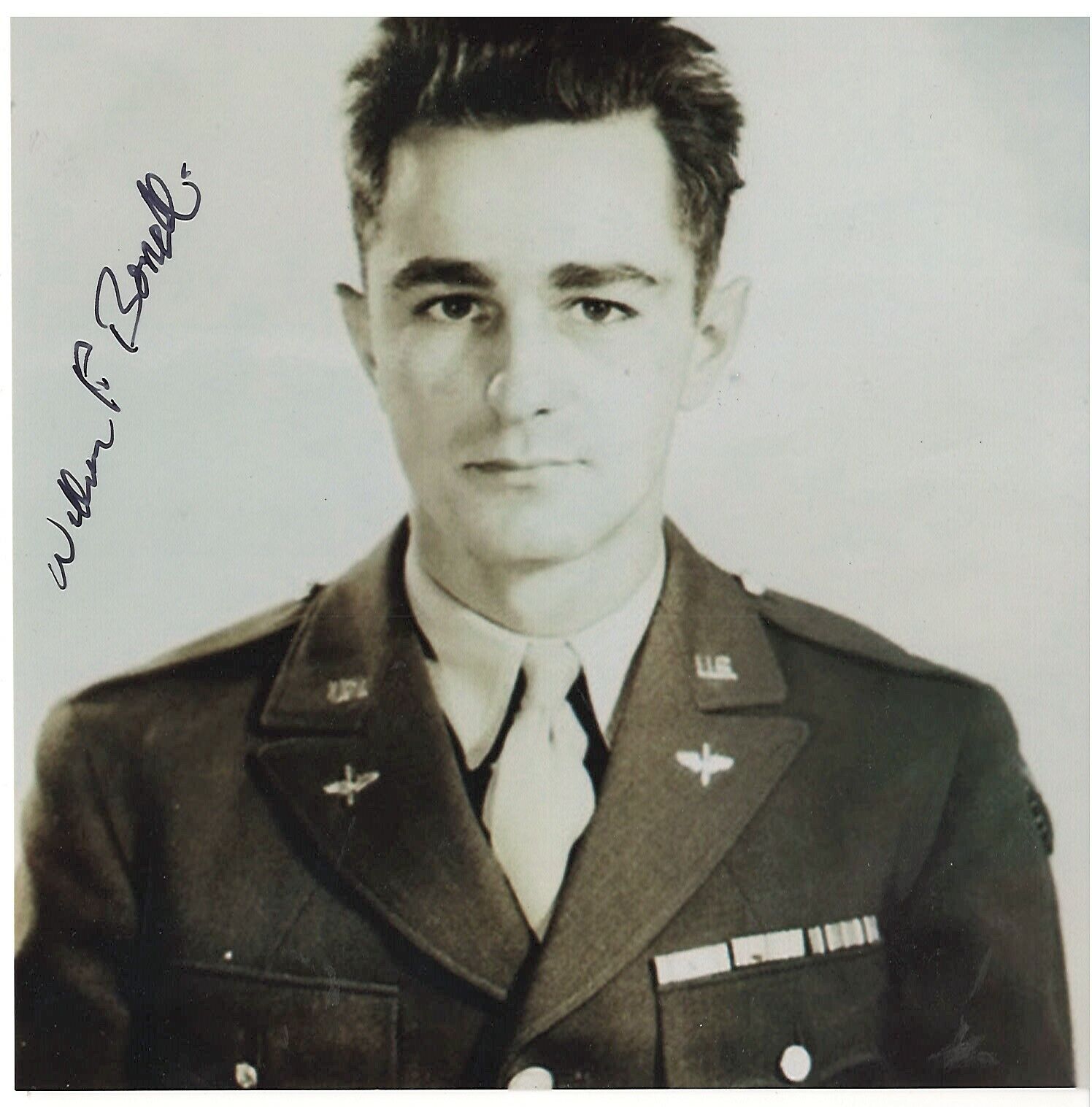 WILLIAM BONELLI HICKAM FIELD PEARL HARBOR ATTACK SURVIVOR RARE SIGNED Photo Poster painting