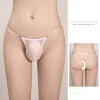 Men's Low Rise Sexy Ultra-Thin Transparent Adjustable Thong
