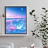 Diamond Painting-DIY Full Round Drill Love Beach