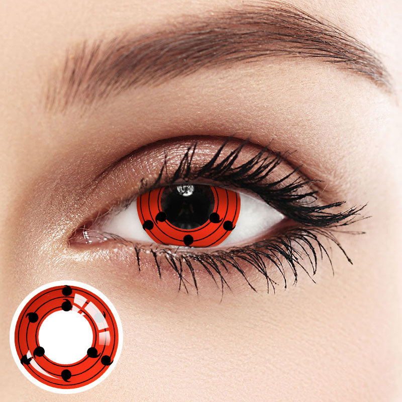Unibling Naruto tsutsuki Kaguya's Rinnesharingan Colored Contacts (Yearly)