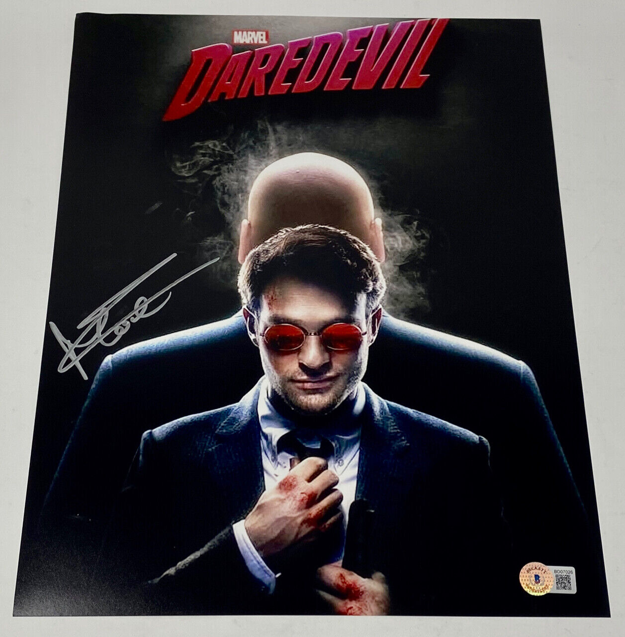 Charlie Cox Signed Autographed 11x14 Photo Poster painting Daredevil Beckett BAS COA