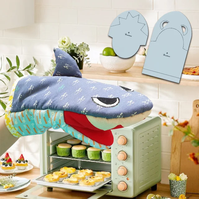 Shark Oven Mitts Templates With Instructions
