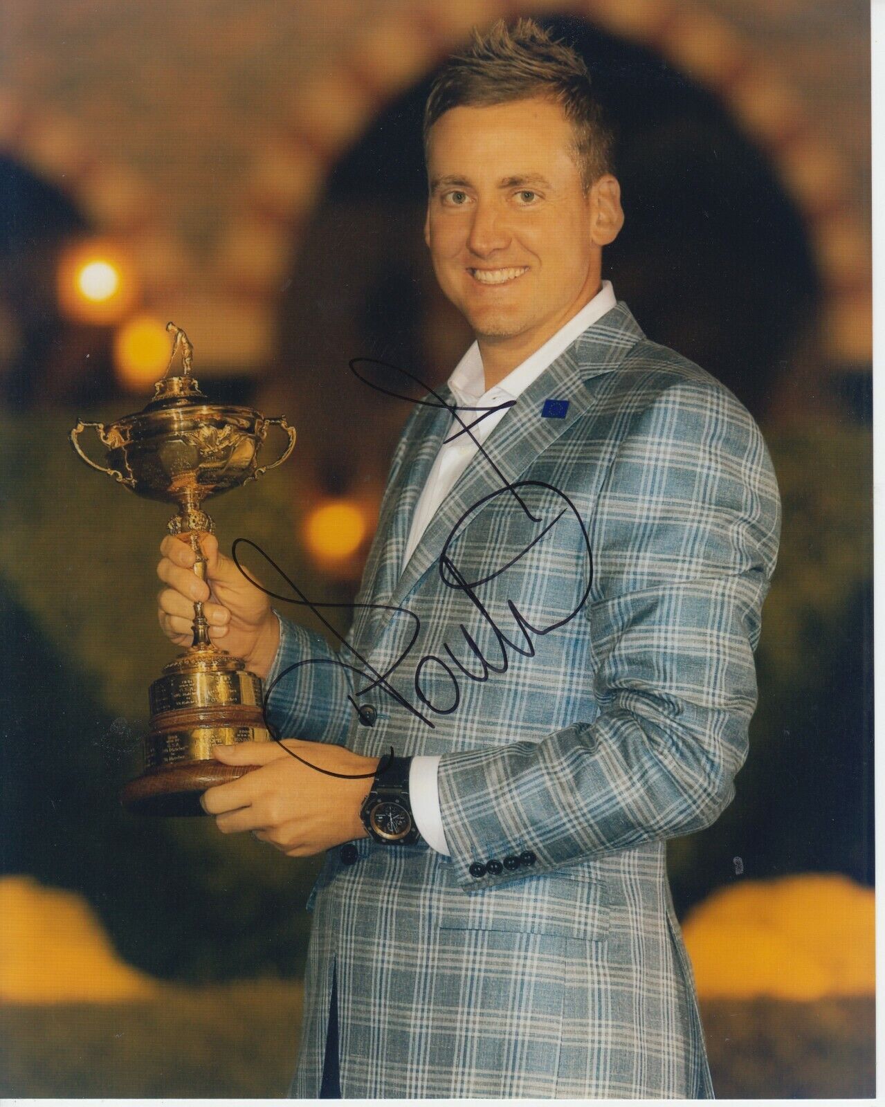 Ian Poulter #2 Ryder Cup 8x10 Signed Photo Poster painting w/ COA Golf