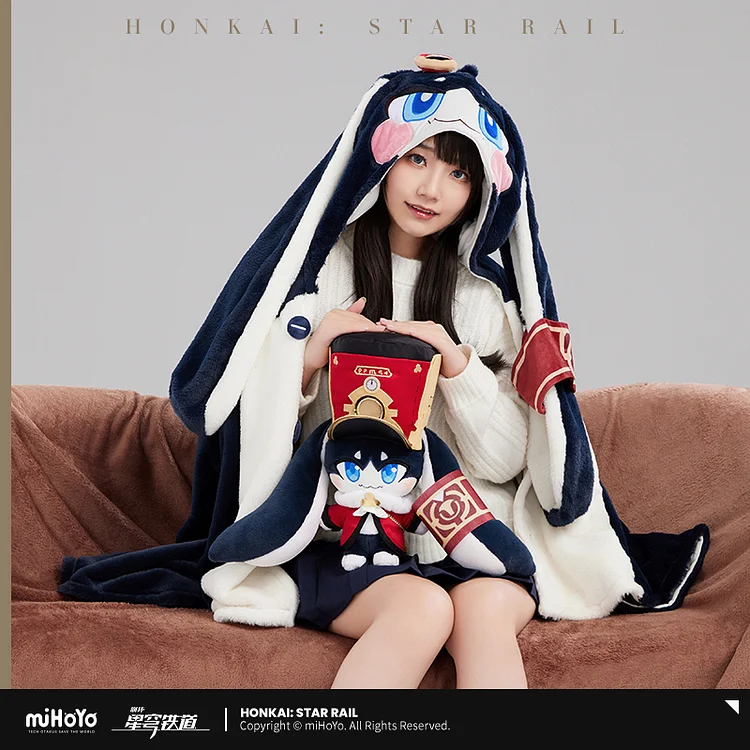 Pom-Pom Plush Shawl Blanket [Original Honkai Official Merchandise]