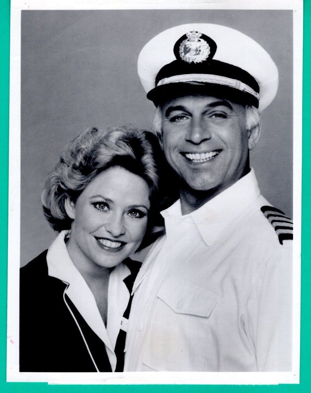 THE LOVE BOAT Season Premier 1981 Lauren Tewes Gavin MacLeod Press Photo Poster painting 7x9 ABC