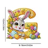 Easter Alphabet Double Sided - 5D DIY Craft Keychain