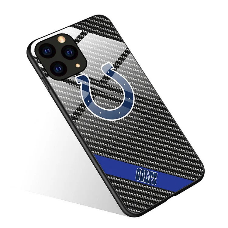 Indianapolis Colts Tempered Glass IPhone Case