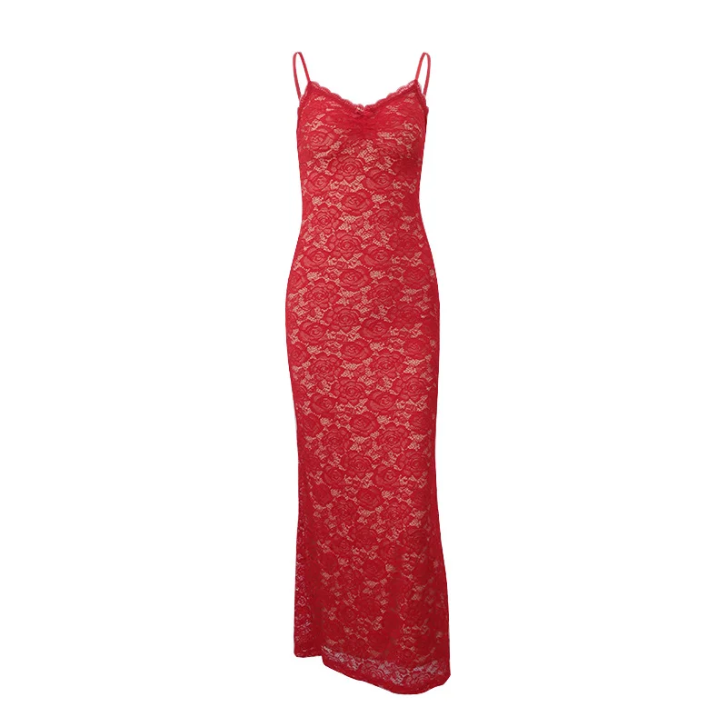Brownm Brownm Women's Wear 2024 Summer New Fashion Street Hot Girl Sexy Senior Temperament Hanging Slim With A Dress
