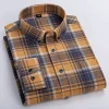 Pure cotton long-sleeved business casual shirt