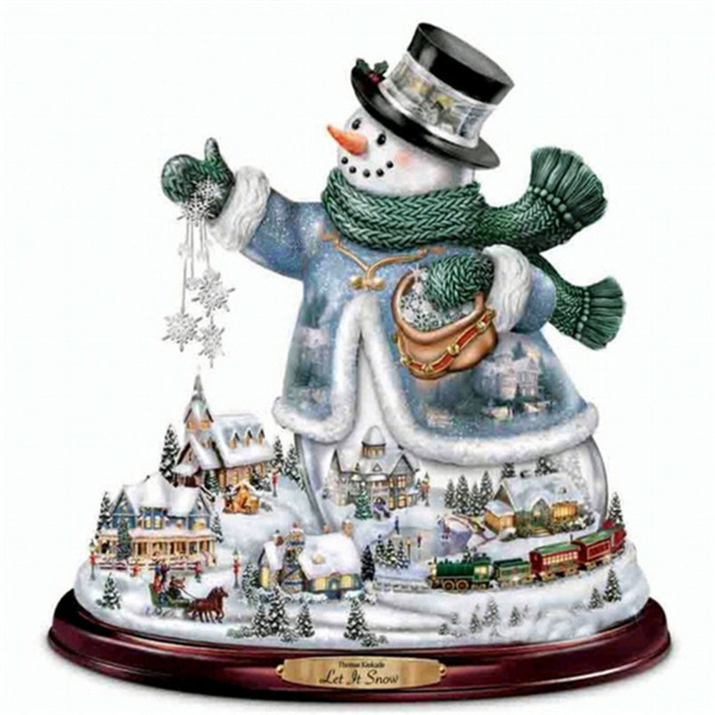 

Snowman - Round Drill Diamond Painting - 40*40CM, 501 Original