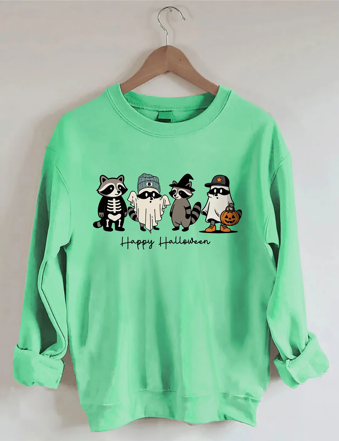 Cute Raccoon Ghost Sweatshirt