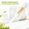 Electronic Food Salinity Tester Pen LED Indicator Salt Concentration Meter