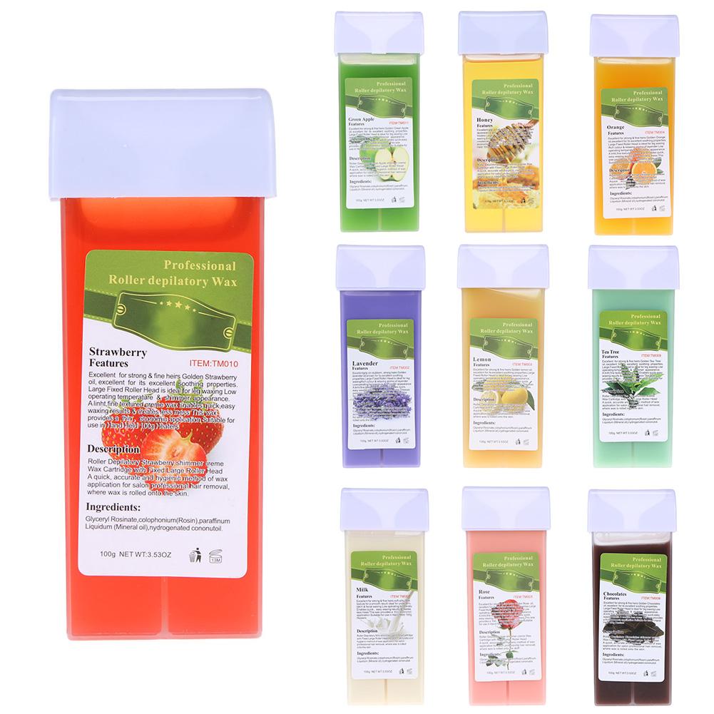 

1pc 100g Roll-on Depilatory Wax Cartridge Depilation Hair Removal Cream, Honey, 501 Original