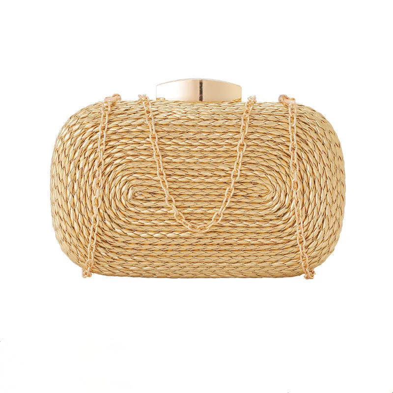 Women's Hand Woven Bag Fashion Shoulder Evening Bag