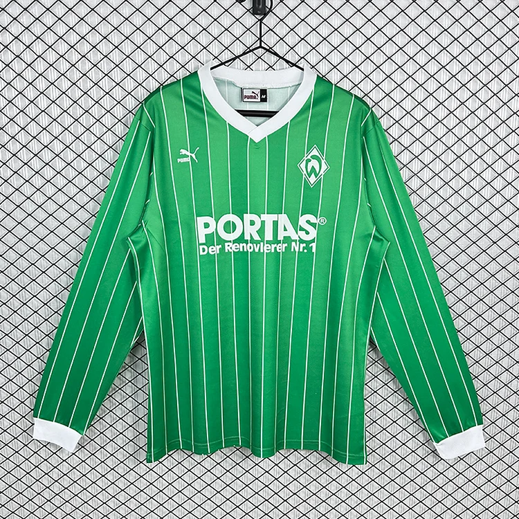 Werder Bremen 1987/88 Retro Long-Sleeved Away Jersey