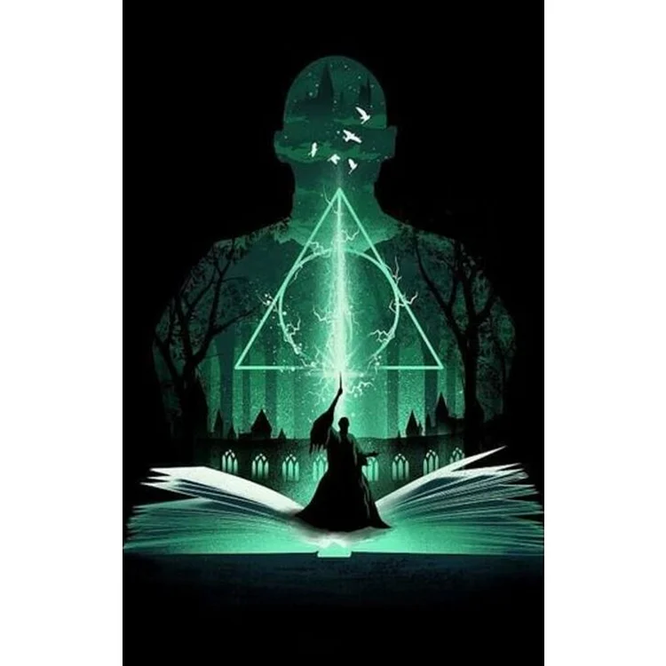 DIY - Harry Potter 11CT Stamped Cross Stitch 40*58CM
