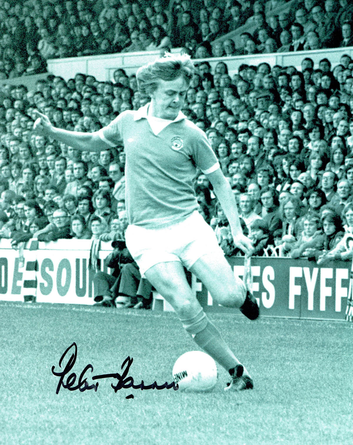 Peter BARNES Signed Autograph 10x8 Photo Poster painting AFTAL COA Manchester City RARE